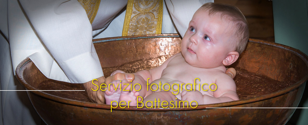 Servizio fotografico per battesimo